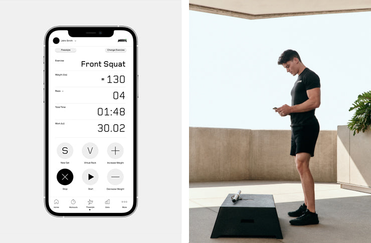 measuring workout plans with freestyle mode
